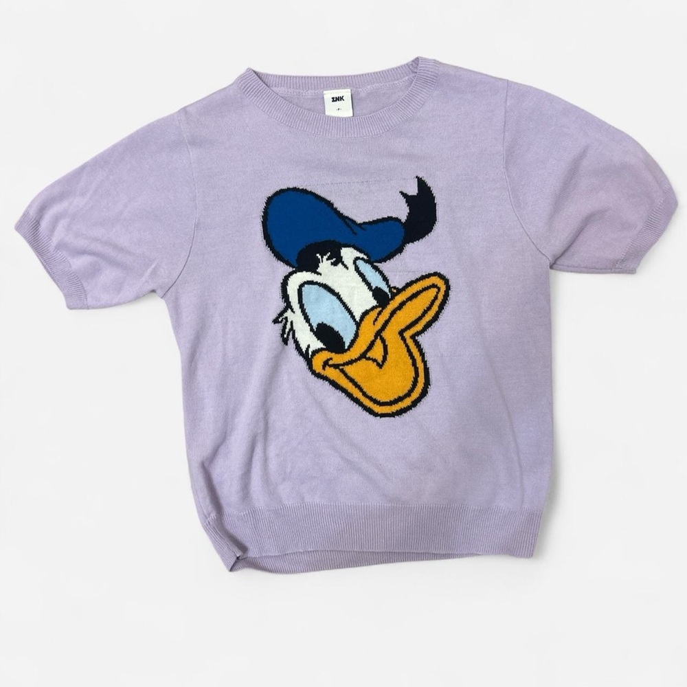 Disney Purple and Blue Donald Duck Tee